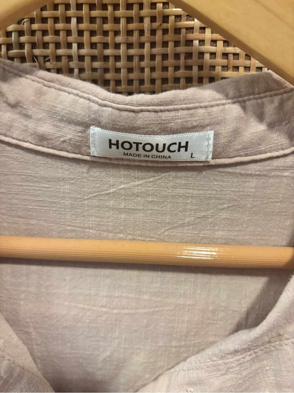 Relaxed Button-Up Shirt with Chest Pocket - Picture 3 of 5